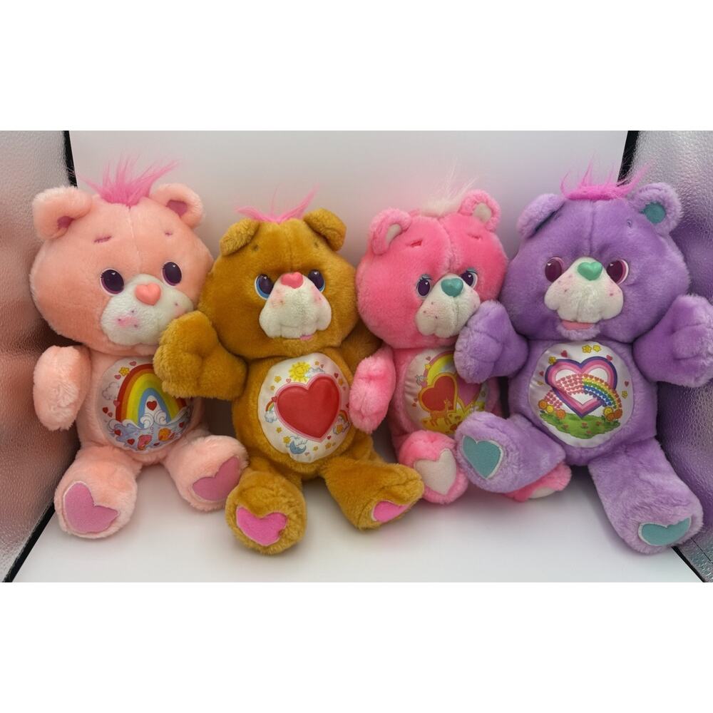 VTG Care Bears 1991 Environmental Tenderheart, Share, Love, Cheer Lot